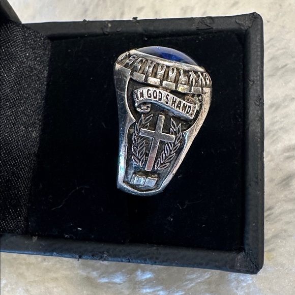 925 silver class ring - Picture 6 of 7